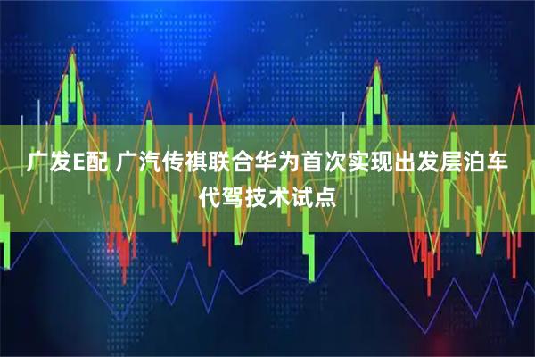 广发E配 广汽传祺联合华为首次实现出发层泊车代驾技术试点